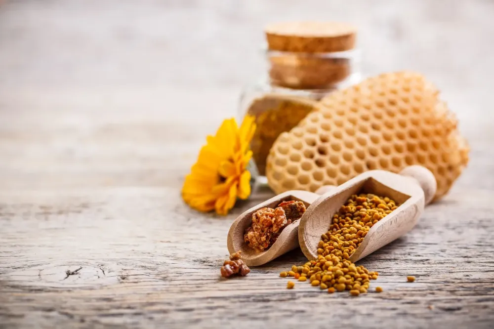 Pollen et propolis bois